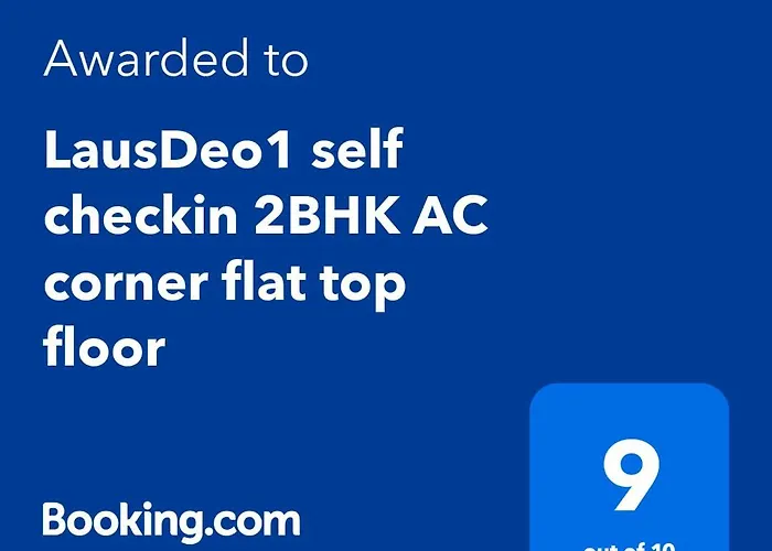 Lausdeo1 Self Checkin 2Bhk Ac Corner Flat Top Floor